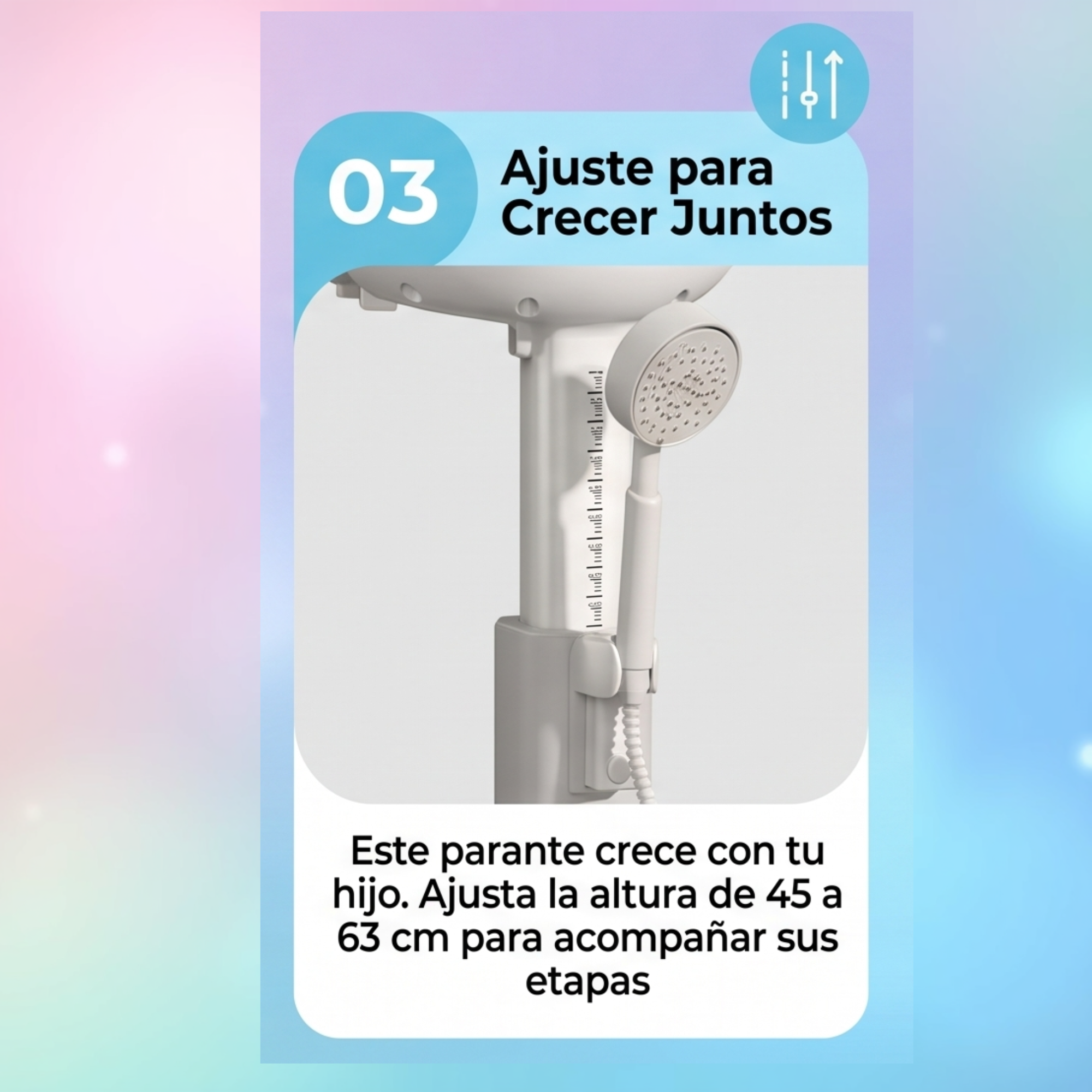 Soporte Multifuncional para bebé Patito - Gris